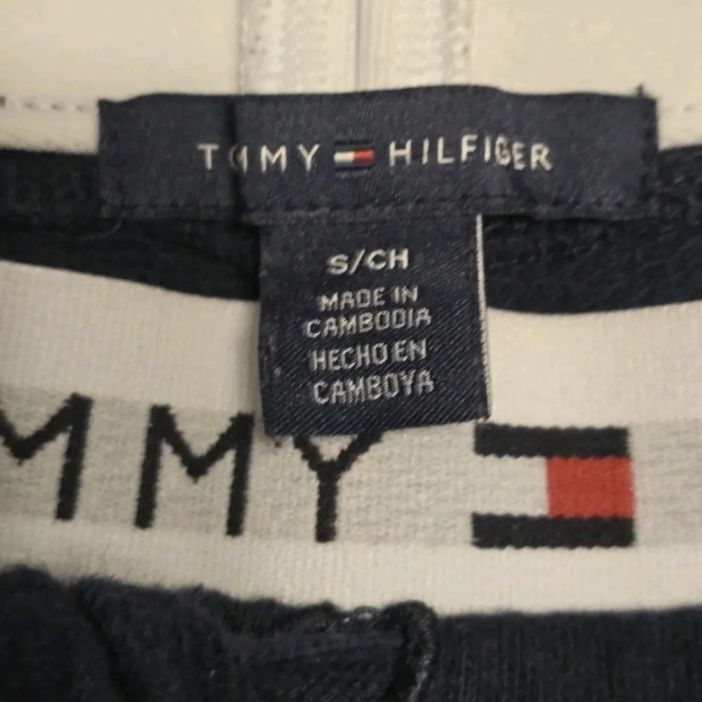 Tommy Hilfiger Sweatpants Mens Small Black Jogger Lounge Drawstring